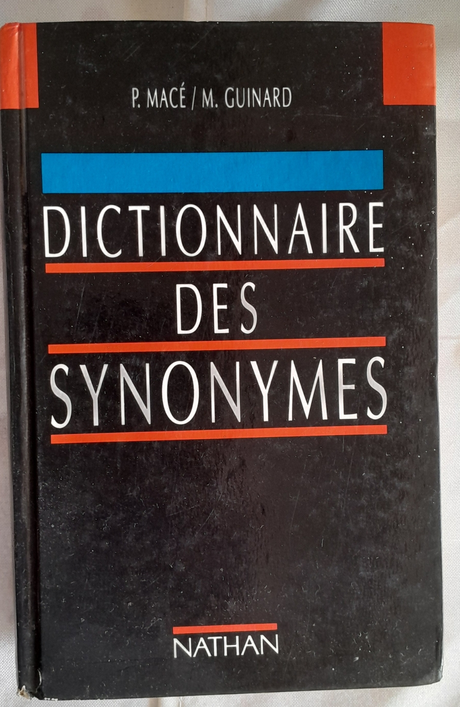 DICTIONNAIRE DES SYNONYMES